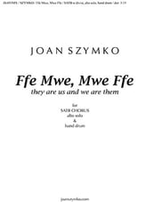 Ffe Mwe Mwe Ffe SATB choral sheet music cover